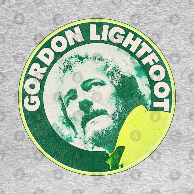 Gordon Lightfoot Vintage 70s Tour Style by darklordpug